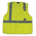 S361 ANSI Class 2 Tricot Break-Away Vest w/ D Ring Slot (Medium)